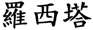 Rosita - nome di persona in cinese